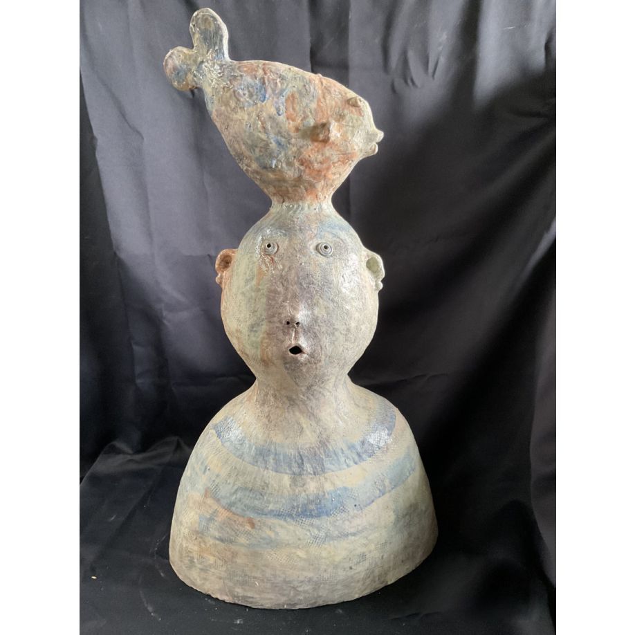 -Arjan Deng- Keramik-Skulptur- Nr-6- unter Vidroflor Kultur