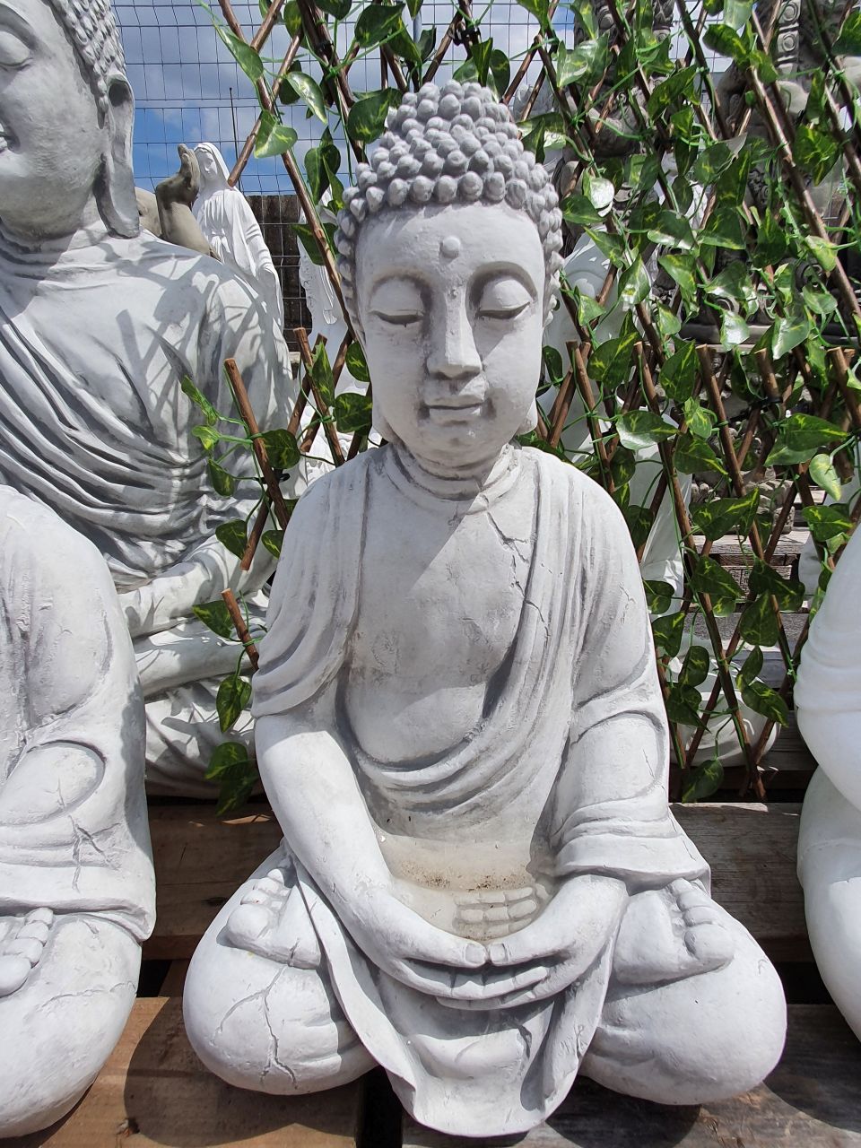 -Gartenfigur Buddha- M- verschiedene Farben- unter Spezial Religion und Kultur