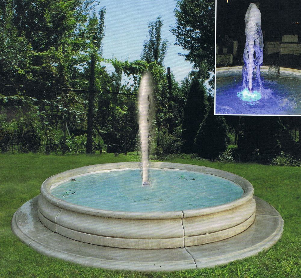 -Springbrunnen Asti Komplettsystem in Ausfhrung -Weiss- Made in Italy-