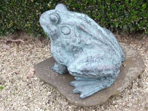 Bronzefigur Frosch - Krte