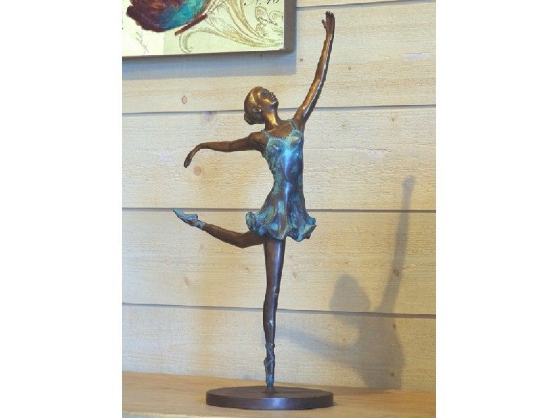Bronzefigur Prima Ballerina unter Bronze und Metall Figuren
