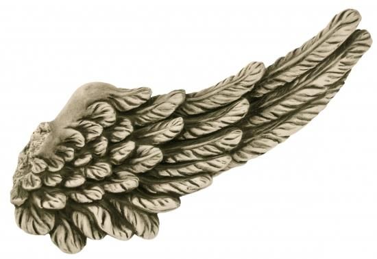 Gartenfigur Flügel S aus Steinguss- kleinere Version - Original von Vidroflor