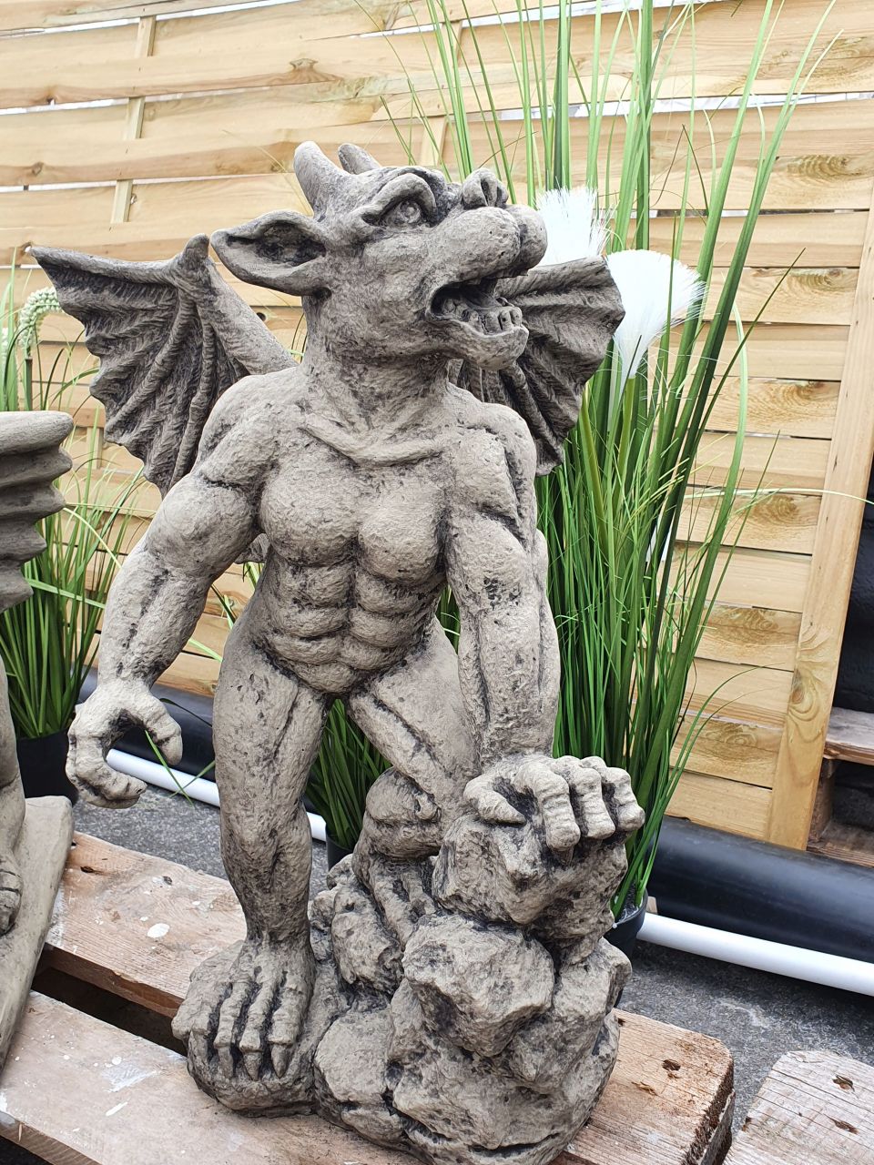 Gartenfigur Gargoyle Torwächter Antik unter Statuen/Skulpturen Gargoyles & Fantasy