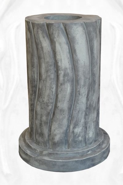 Gartenfigur geschwungene Säule- rund- Steinguss - Original von Vidroflor