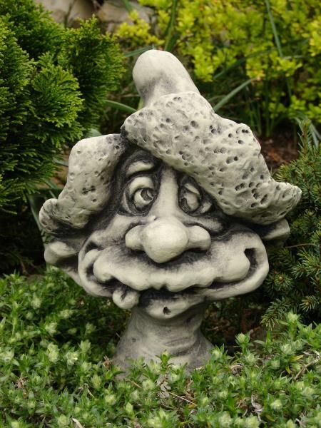 Gartenfigur Magic Mushrooms- HARALD- Steinguss