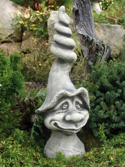 Gartenfigur Magic Mushrooms- SPIRLUS- Steinguss - Original von Vidroflor
