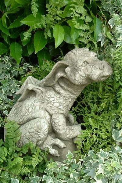 Gartenfigur PUDDLES- Drache- (c) by Fiona Scott - Original von Vidroflor