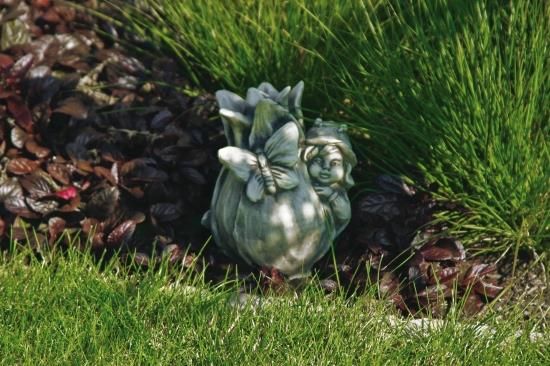 Gartenfigur Sprössling TULPE- Steinguss - Original von Vidroflor