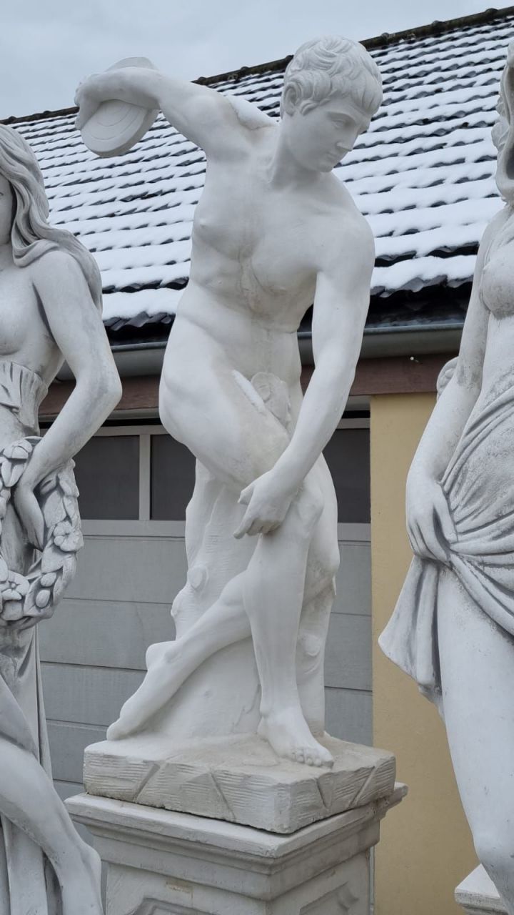 Gartenfigur Statue Discobolo (ohne Sockel)- Made in Italy