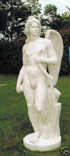 Gartenfigur Statue Engel Cupido Amor Made in Italy