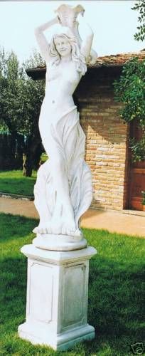 Gartenfigur Venus des Glcks in weiss