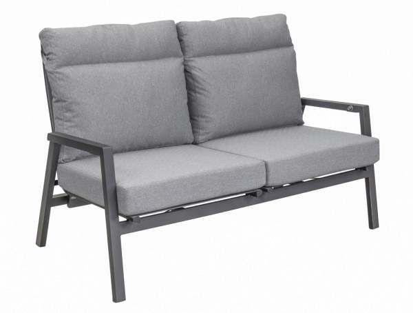 LC Garden Sondrino Loungesofa 2-Sitzer Aluminium-Textilene