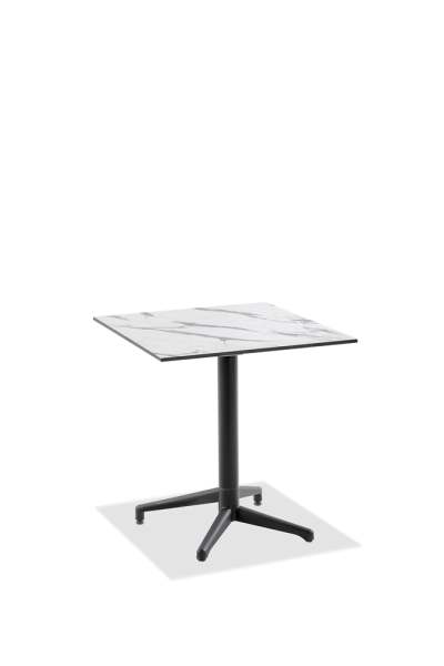 Niehoff Rimini Tisch Stahl-Aluminium 76x76 cm unter ohnekategorie