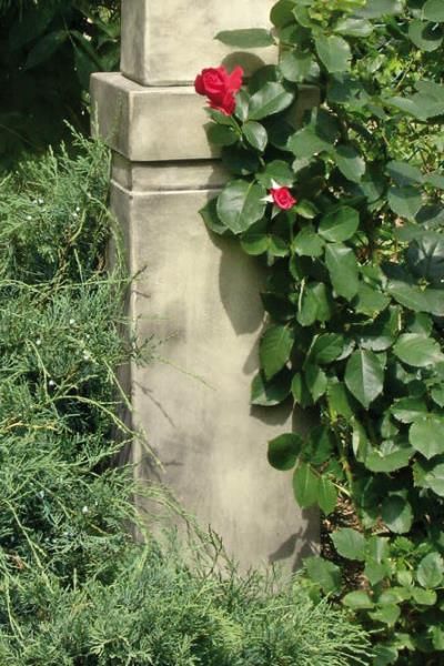 Sockel für Gartenfigur Büste Moderne Romantik- Steinguss - Original von Vidro-