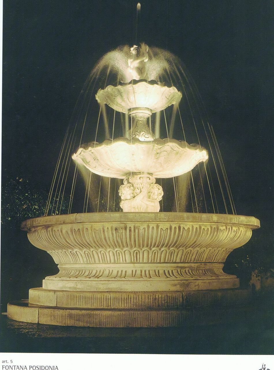 Springbrunnen-Etagenbrunnen Posidonia Made in Italy