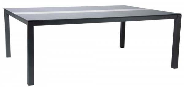Stern Tisch Aluminium 200x140 cm mit Tischplatte Silverstar 2-0- 3-